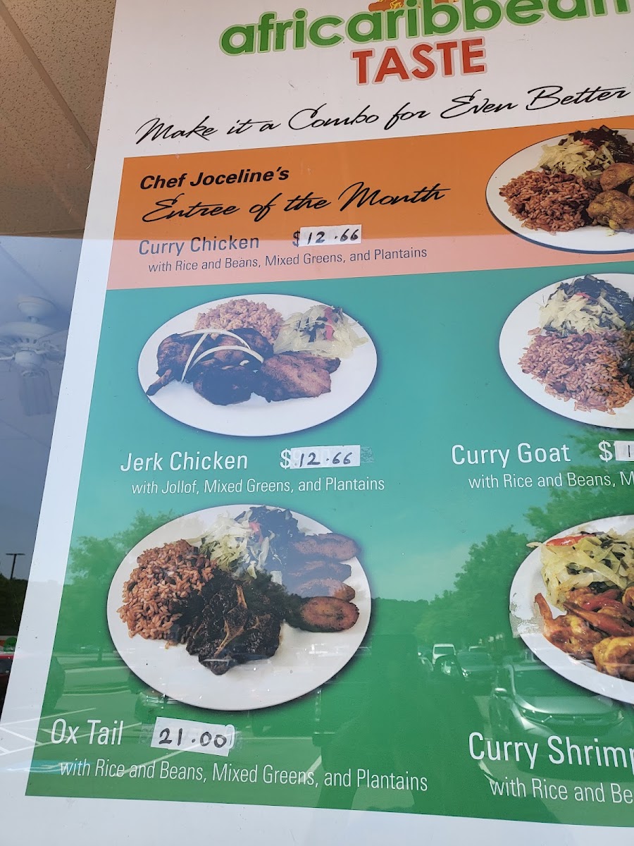 Africaribbean Taste Photo Menu 2