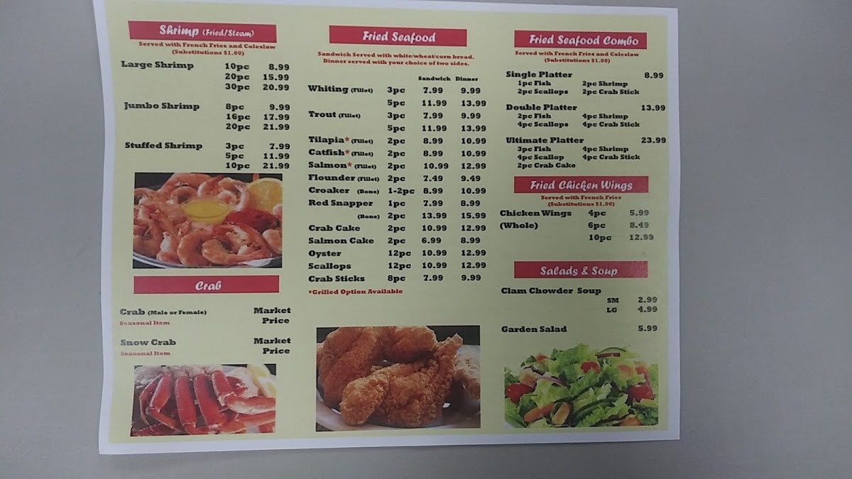 Africaribbean Taste Photo Menu 3