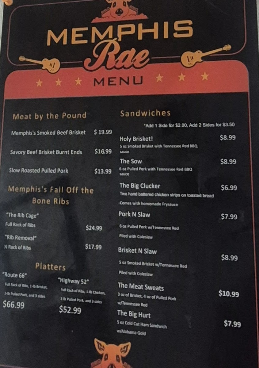 Memphis Black Bbq Photo Menu 1