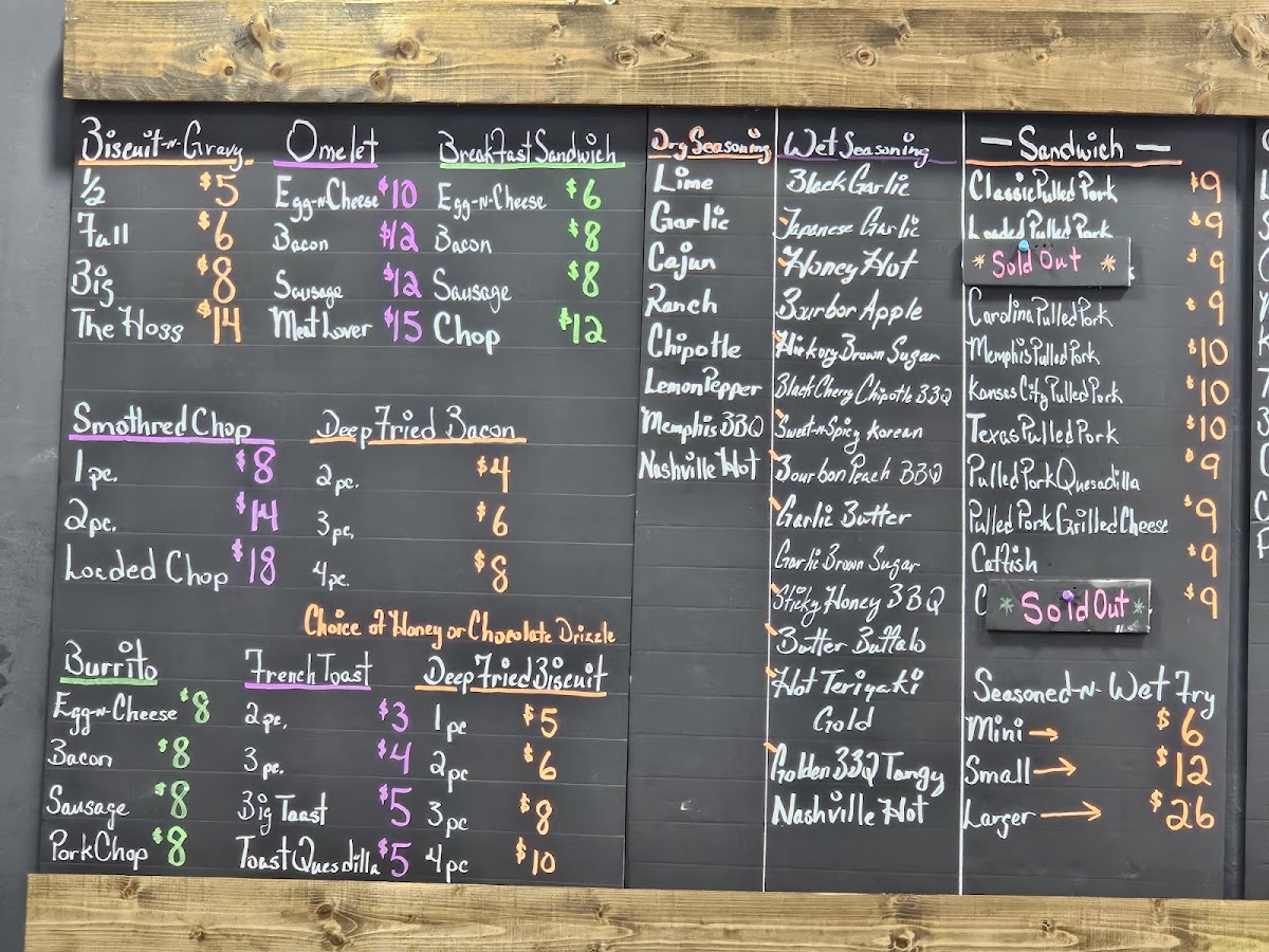 Memphis Black Bbq Photo Menu 2