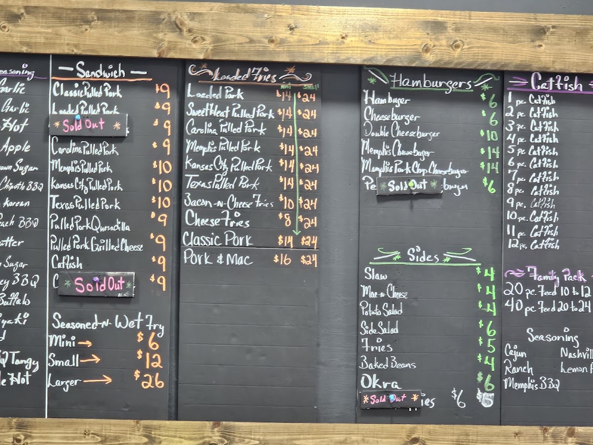 Memphis Black Bbq Photo Menu 3