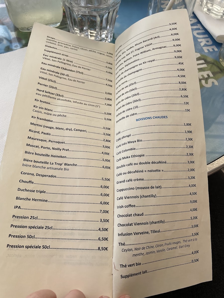 La Crêperie de la Comédie Photo Menu 6