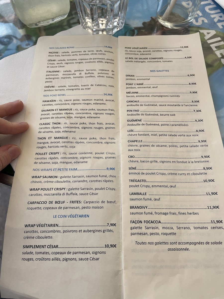 La Crêperie de la Comédie Photo Menu 9