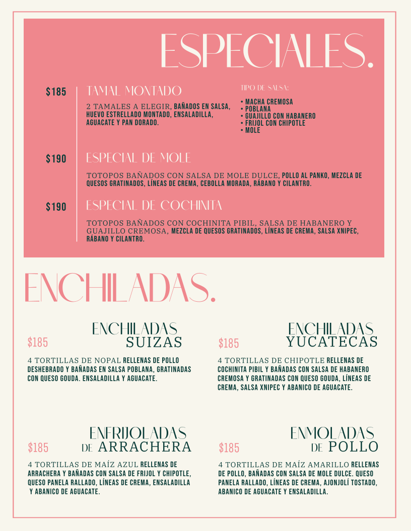 Toco Madera Brunch Photo Menu 4