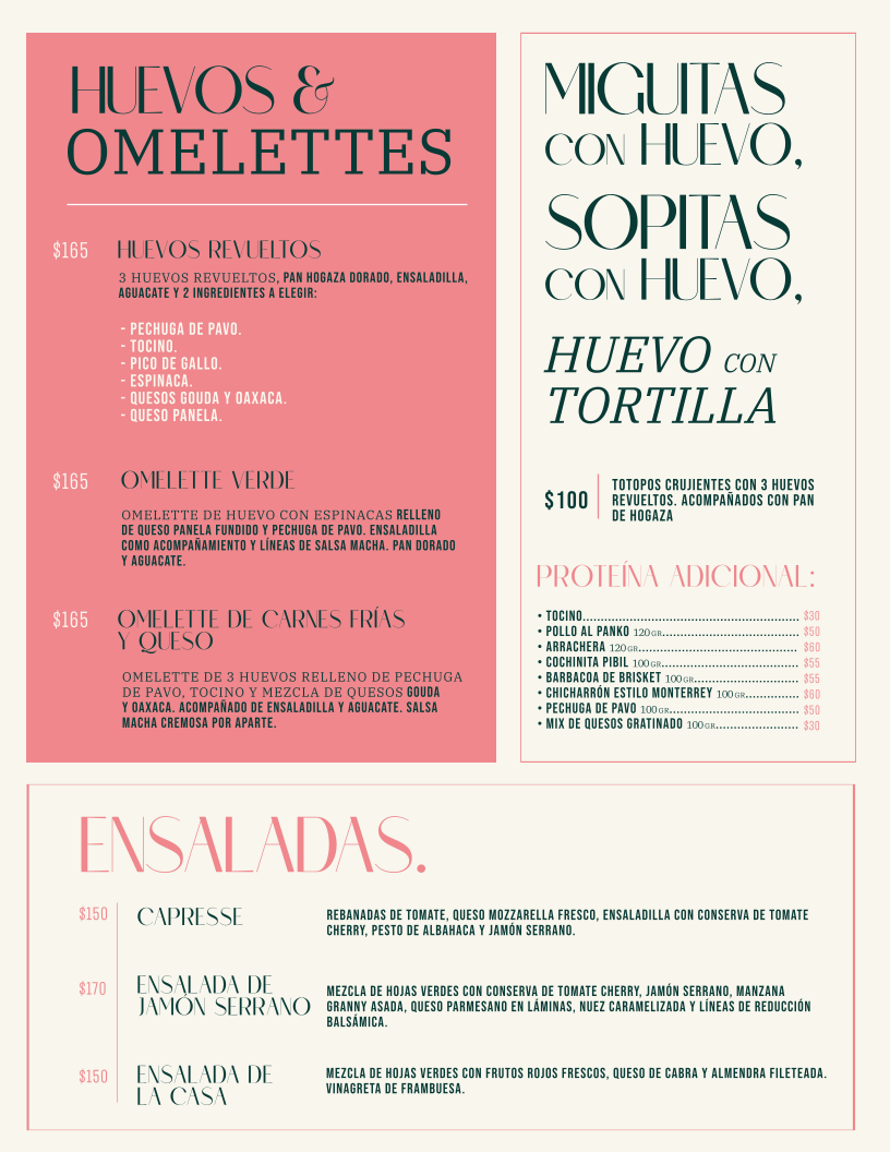 Toco Madera Brunch Photo Menu 5