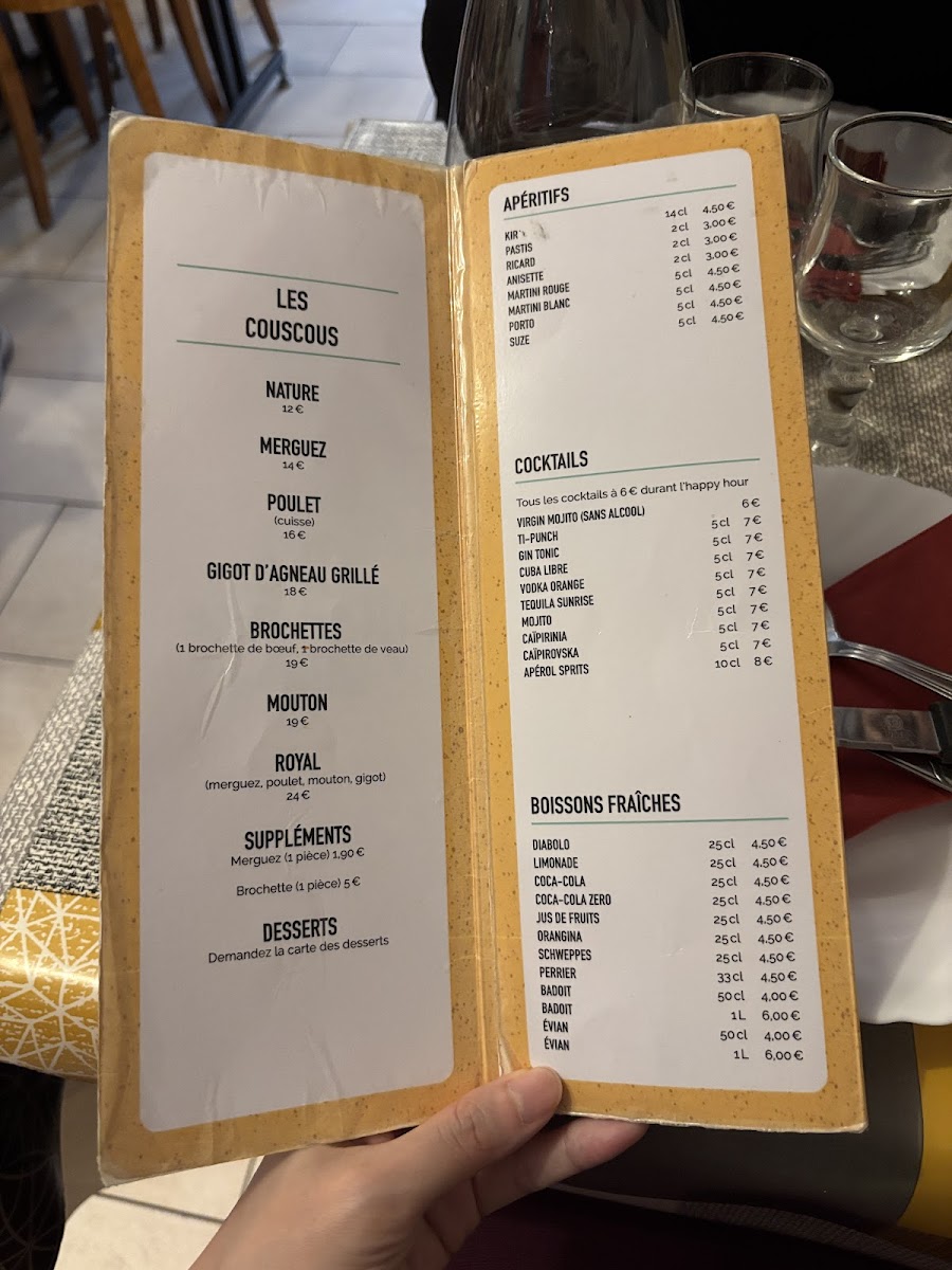 Chez Mamane Photo Menu 1