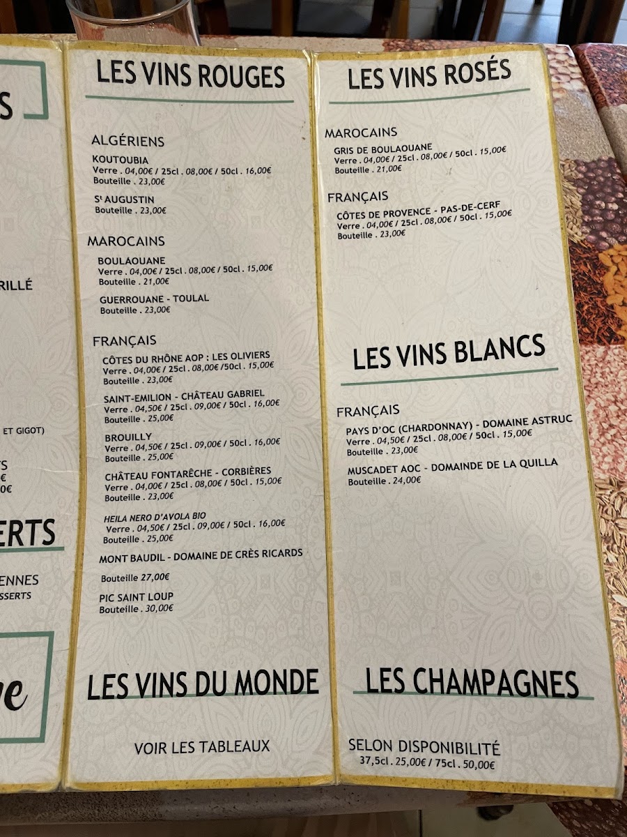 Chez Mamane Photo Menu 6
