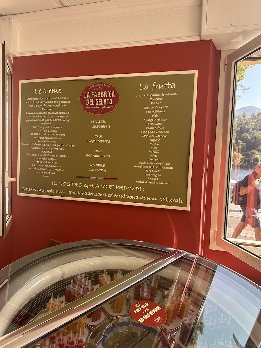 La Fabbrica del Gelato Photo Menu 2