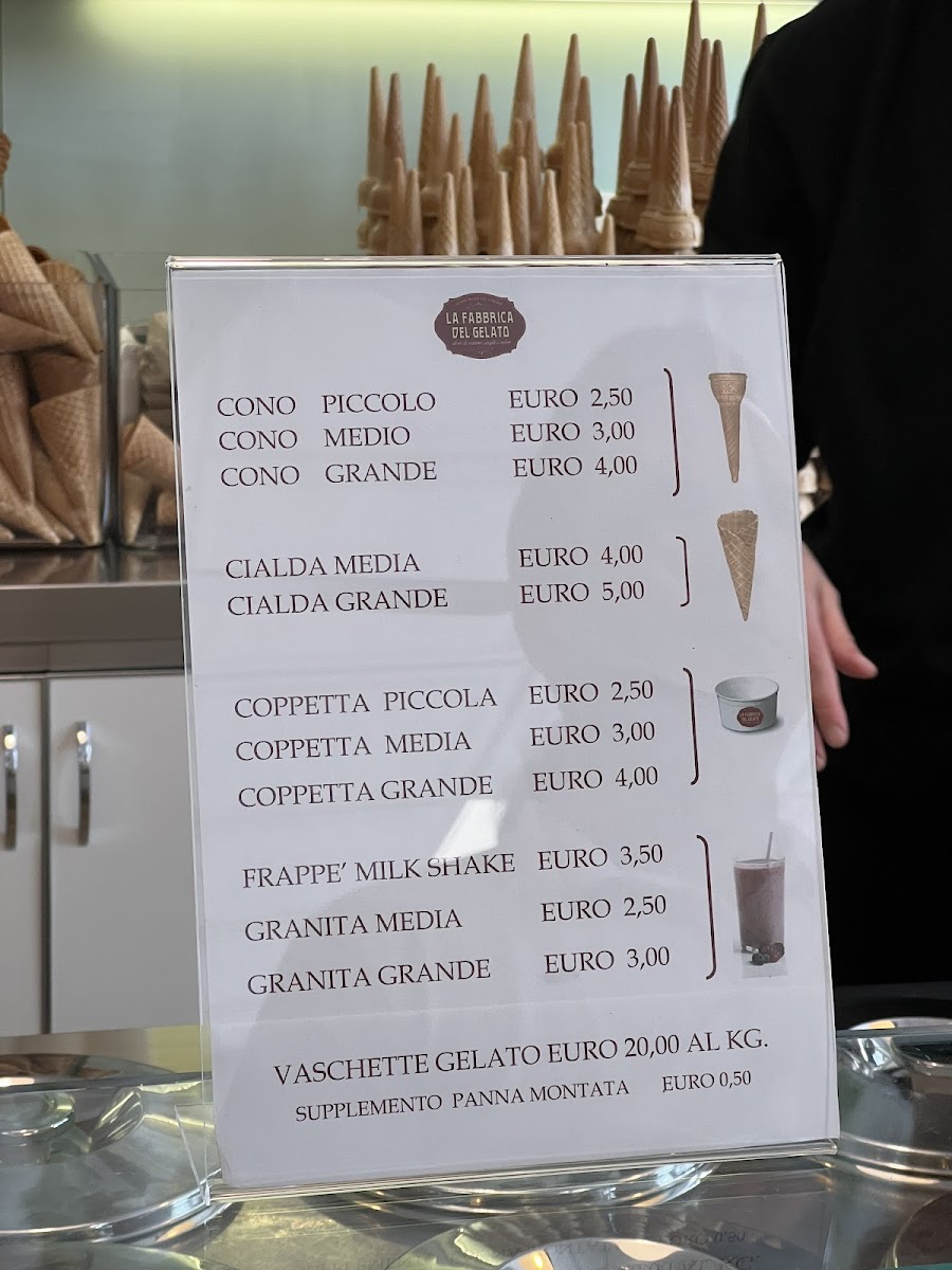 La Fabbrica del Gelato Photo Menu 4