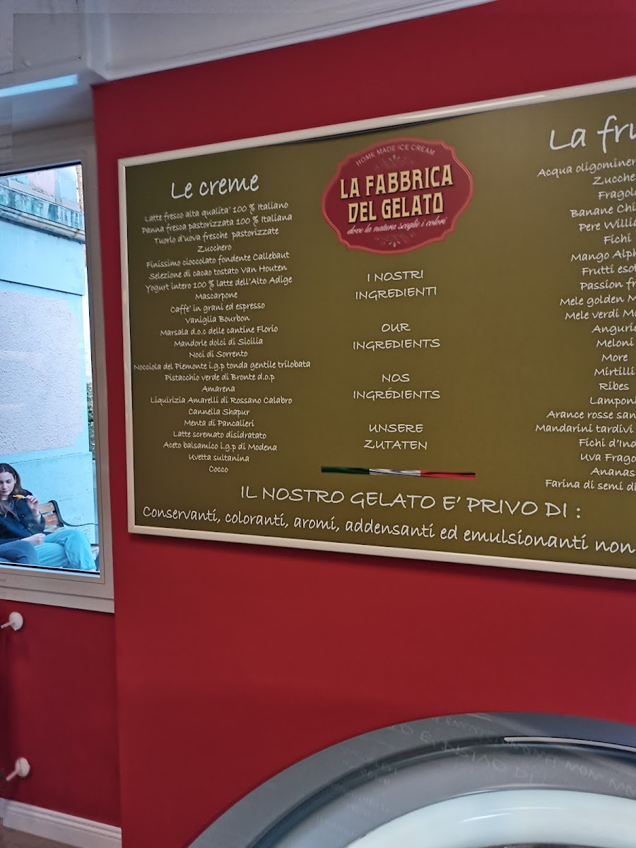 La Fabbrica del Gelato Photo Menu 5