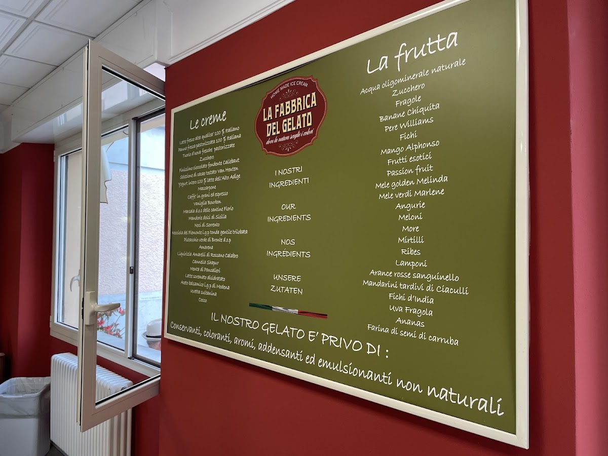 La Fabbrica del Gelato Photo Menu 6