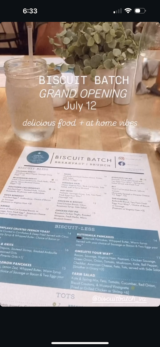 Biscuit Batch LLC Photo Menu 1
