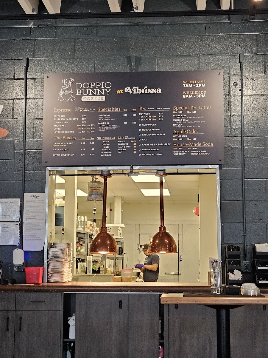 Doppio Bunny Coffee - Winchester Photo Menu 7