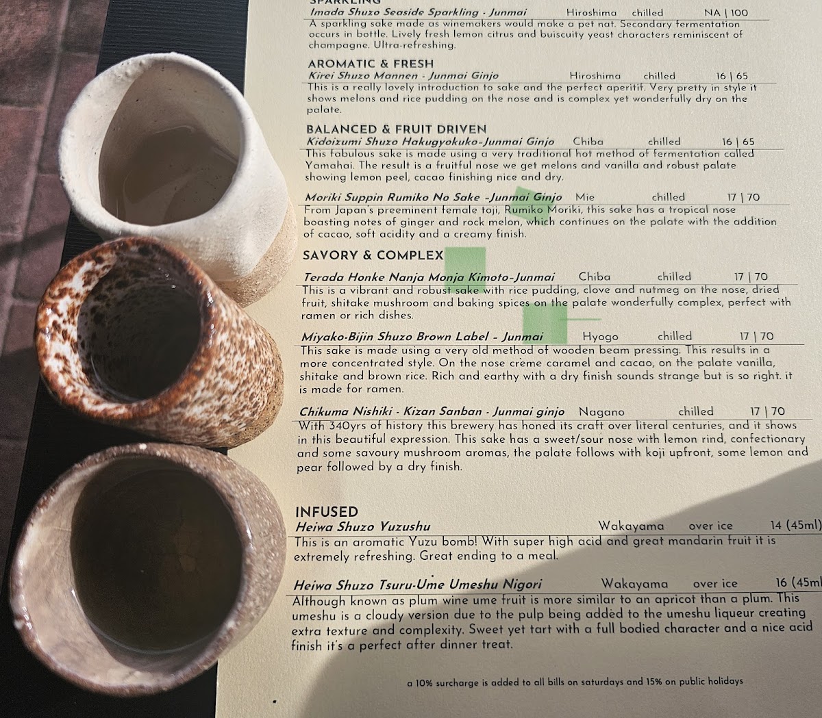 Roco Ramen X Sake Photo Menu 1
