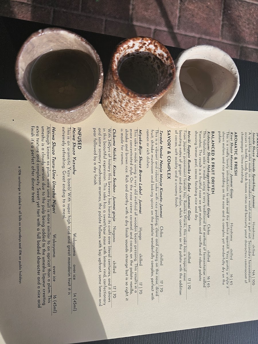 Roco Ramen X Sake Photo Menu 2