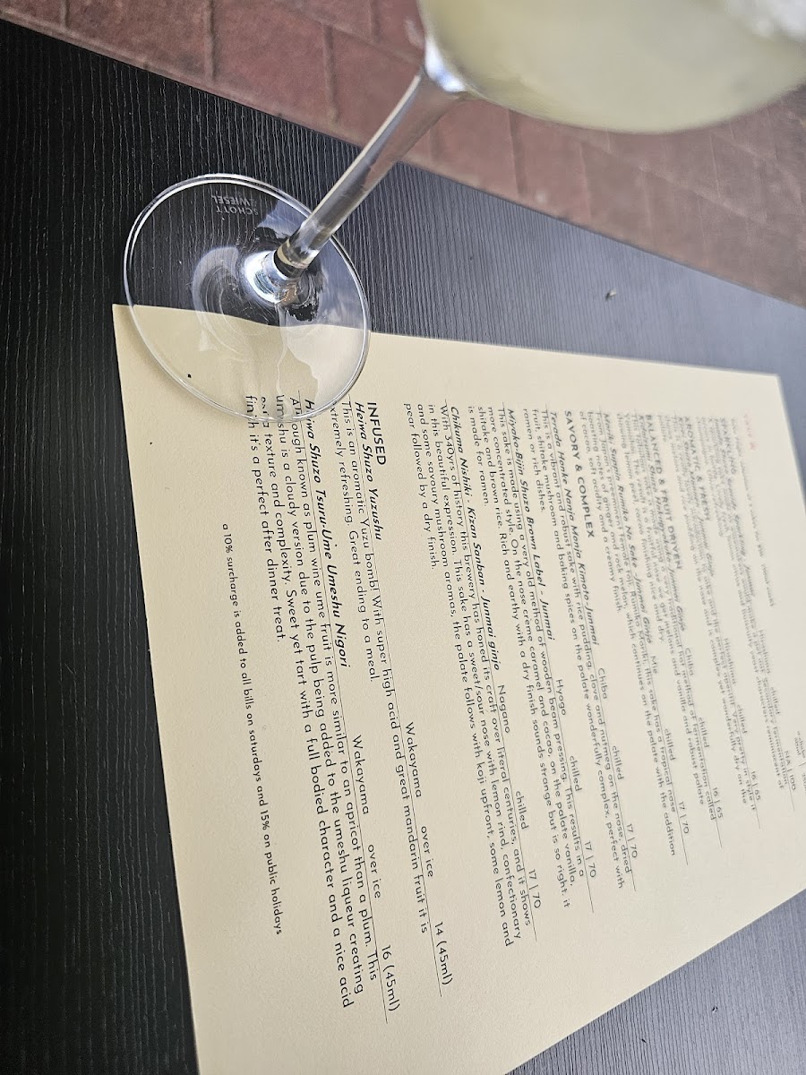 Roco Ramen X Sake Photo Menu 3