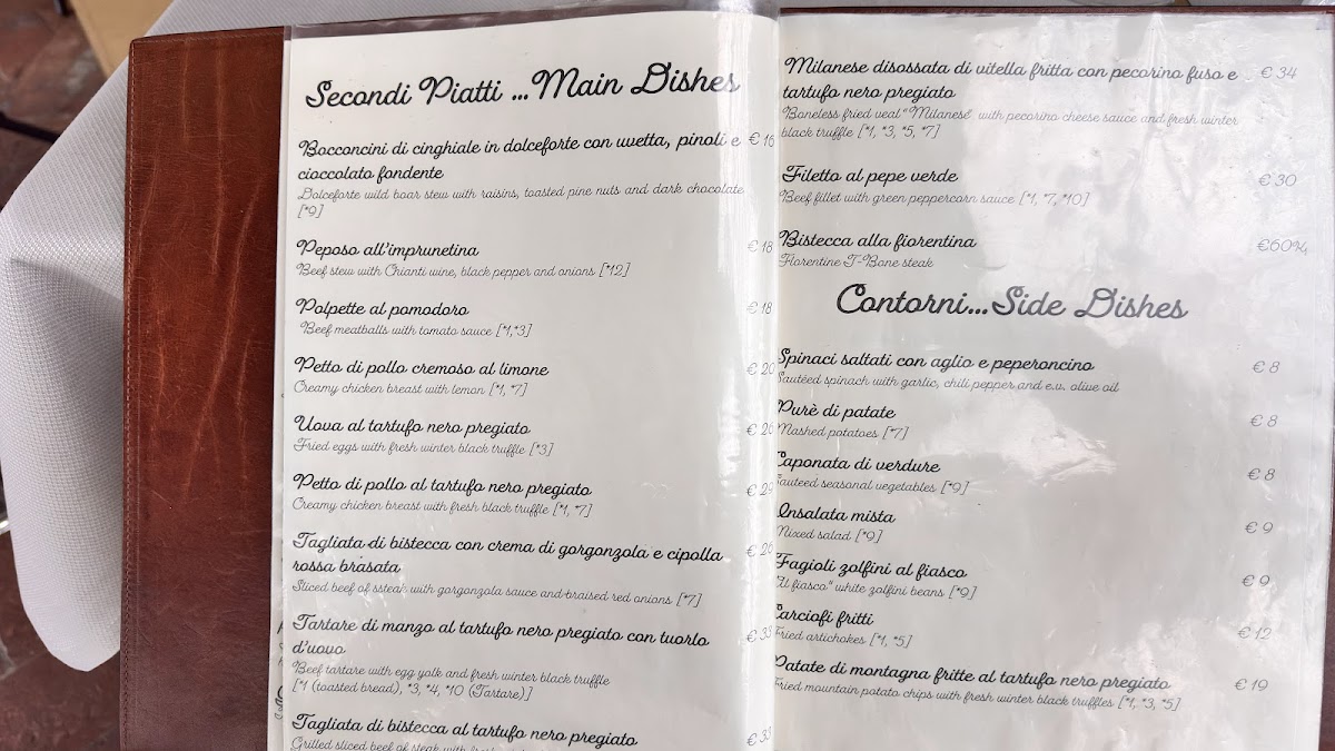 Osteria delle Tre Panche - Centro Storico Photo Menu 1