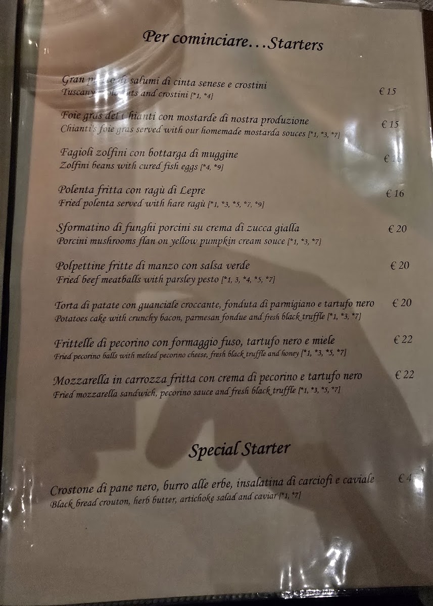 Osteria delle Tre Panche - Centro Storico Photo Menu 8