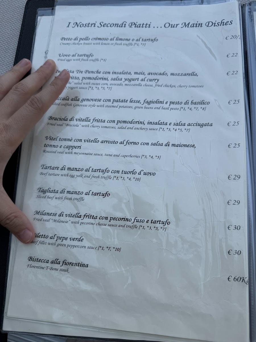 Osteria delle Tre Panche - Centro Storico Photo Menu 9