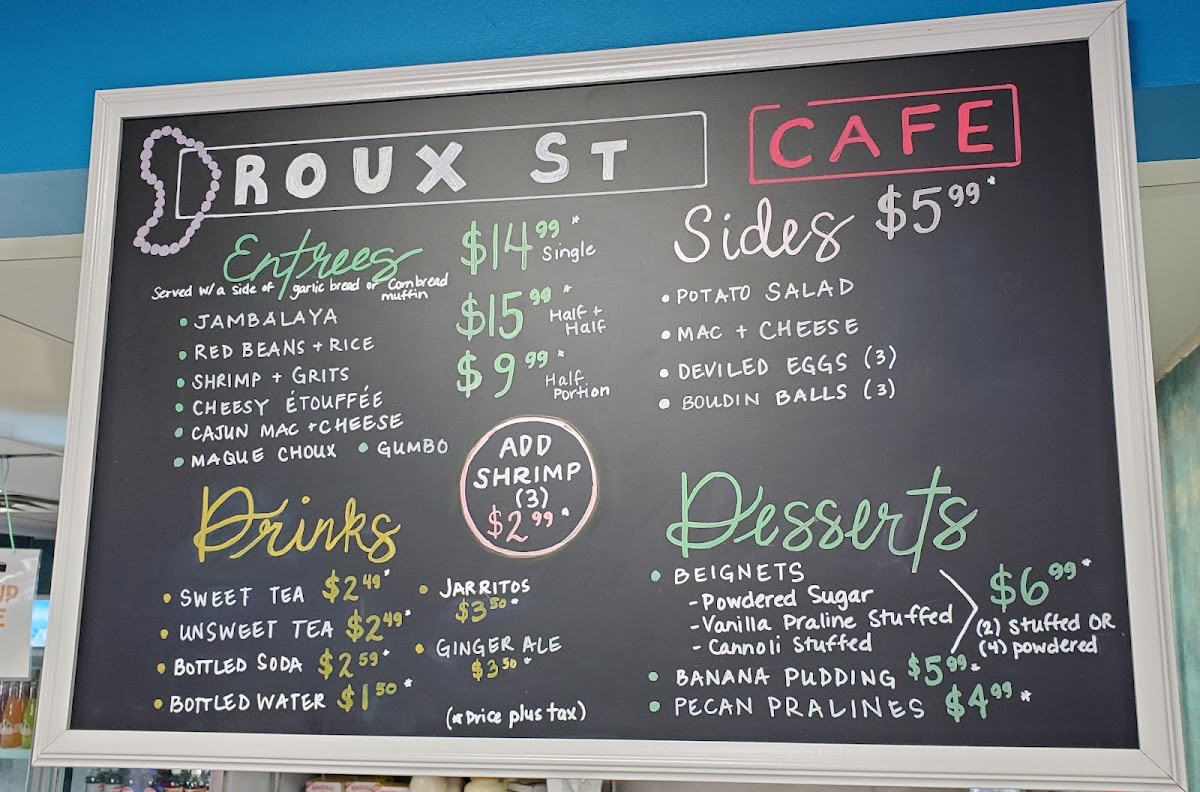 Roux St. Cafe Photo Menu 9