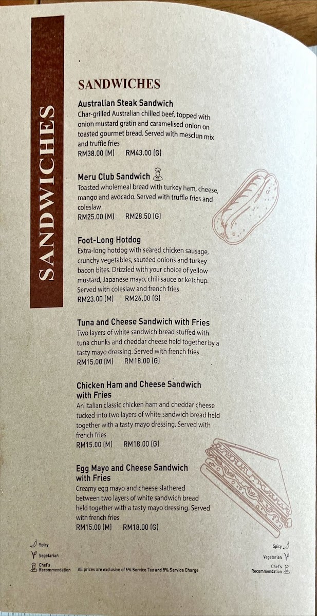 Dome Restaurant Photo Menu 7
