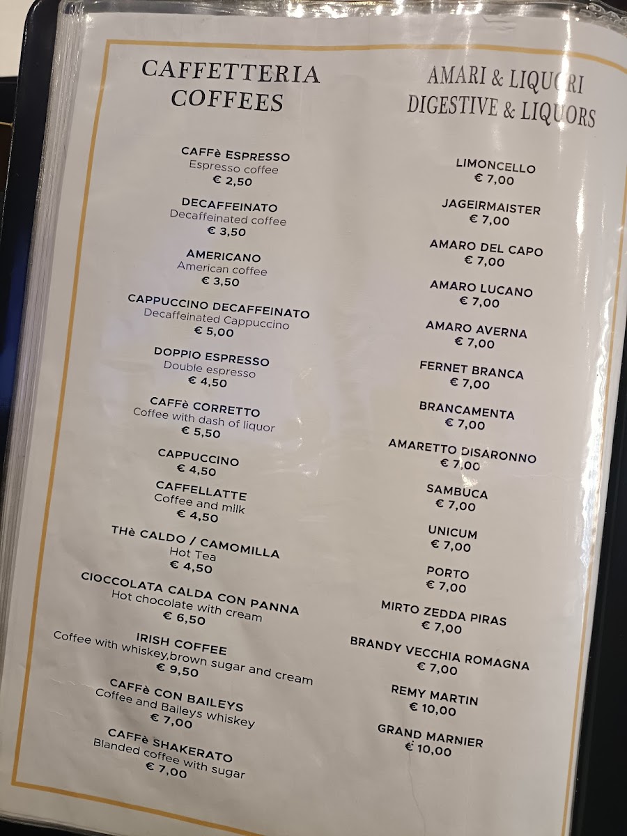 Napoletano'S Pantheon Photo Menu 1