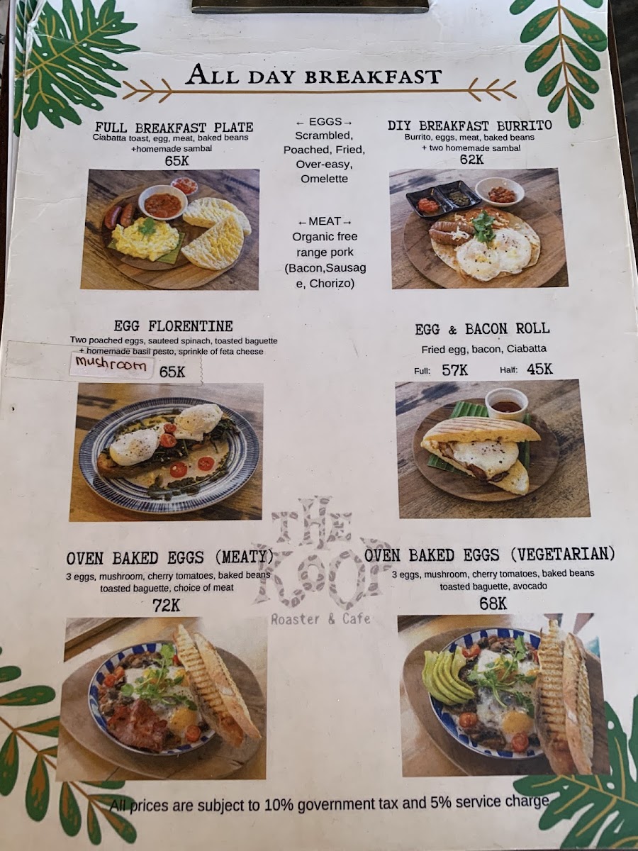 The Koop Roaster & Cafe Photo Menu 7