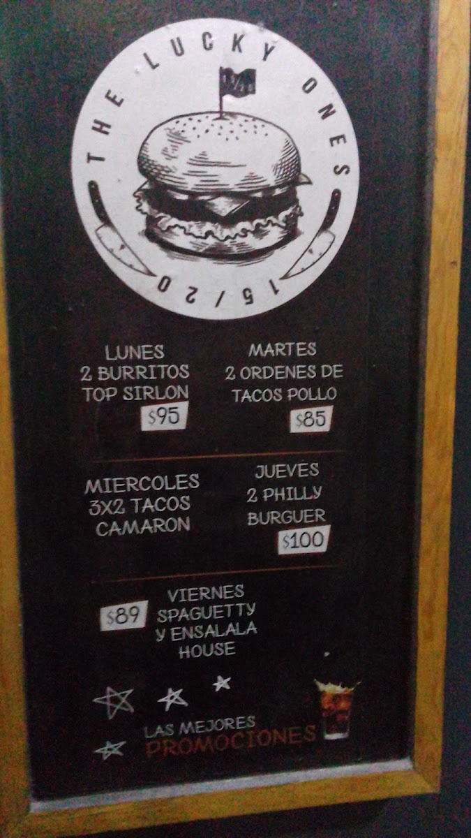 15/20 The Lucky Ones Photo Menu 8