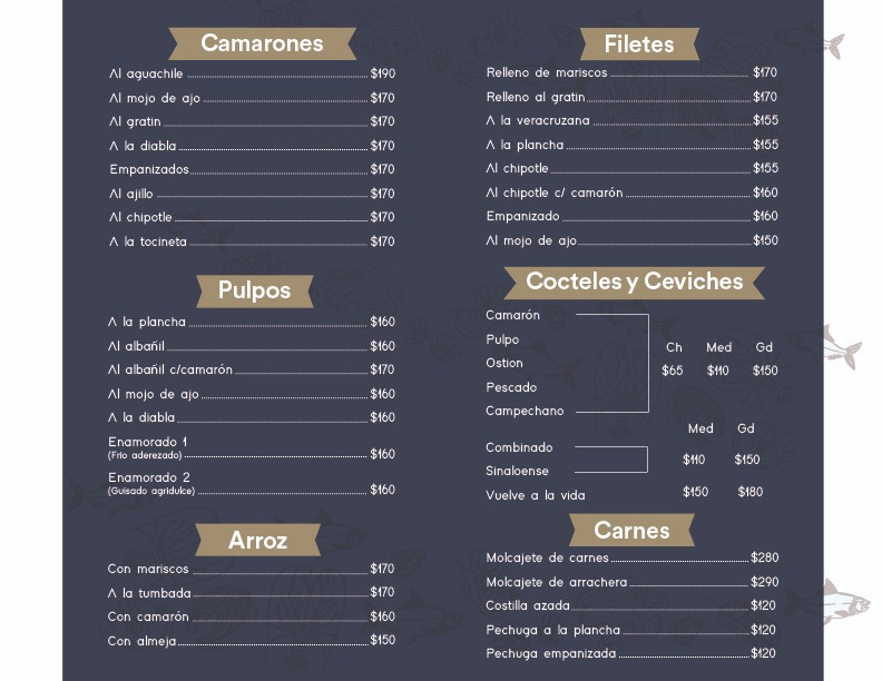 Blue Kraken Photo Menu 1