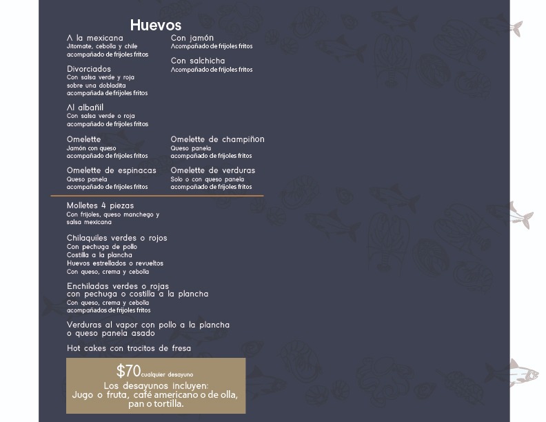 Blue Kraken Photo Menu 4