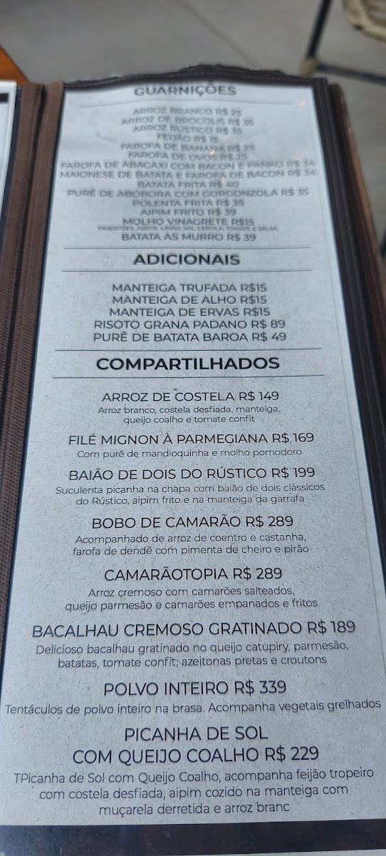 Rústico Arte Ferro e Fogo Photo Menu 2