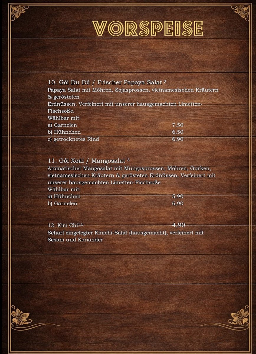 Pho Co Restaurant - vietnamesische feine cuisine Photo Menu 9