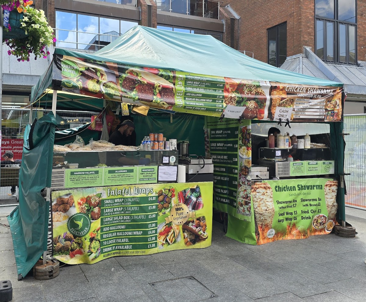 Falafel and shawarma
