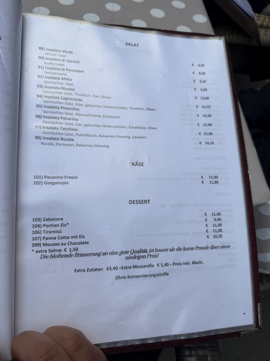 Pizzeria Pinocchio Photo Menu 5