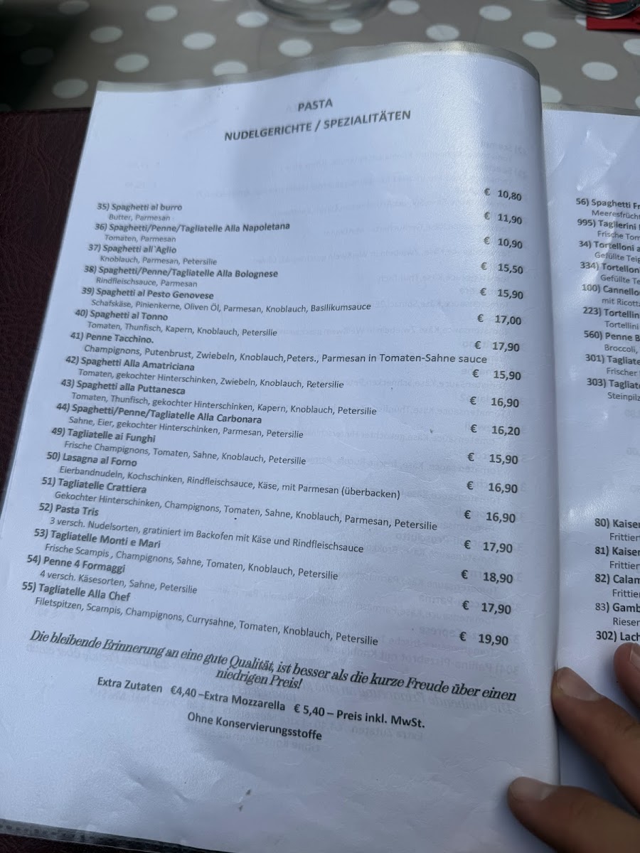 Pizzeria Pinocchio Photo Menu 6