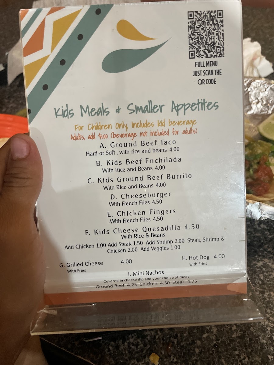 Taqueria Pancho Villa Photo Menu 2