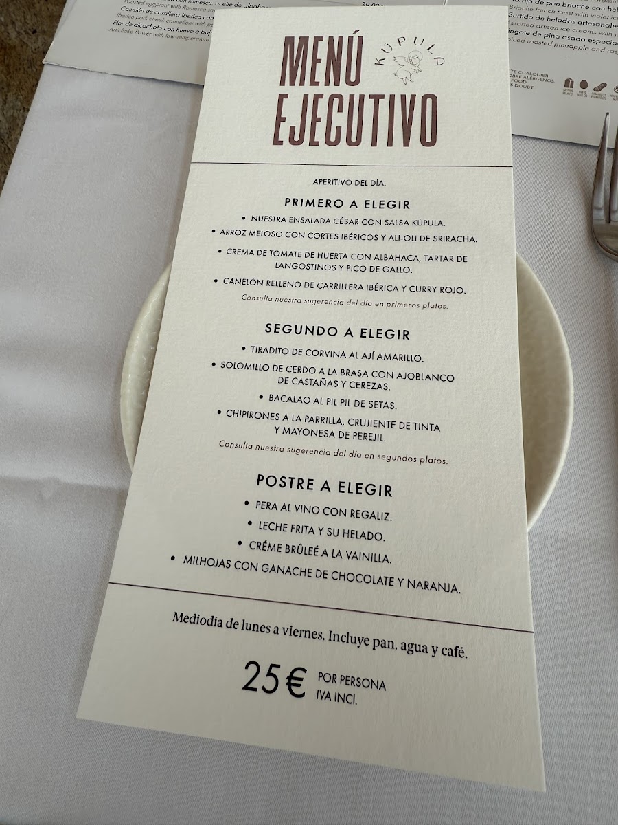Restaurante Kúpula Salamanca Photo Menu 4