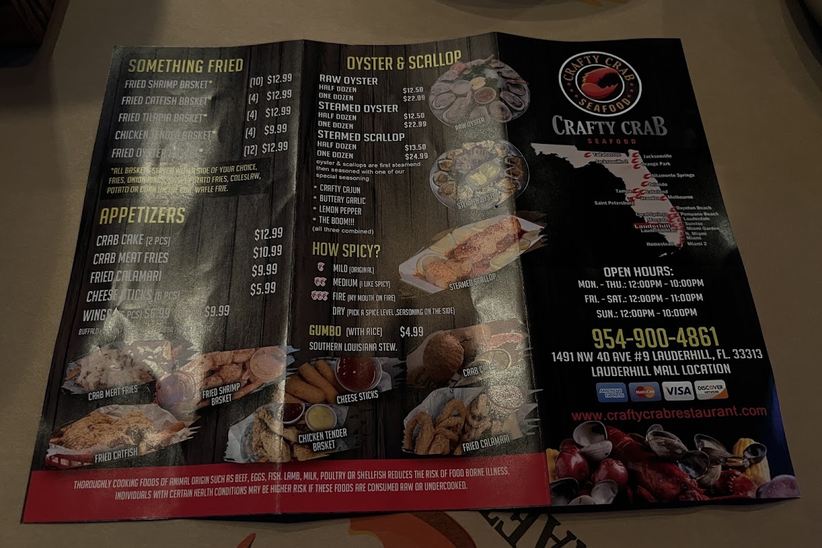Crafty Crab - Lauderhill Mall Photo Menu 10