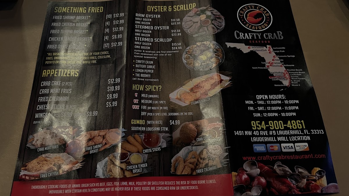 Crafty Crab - Lauderhill Mall Photo Menu 9