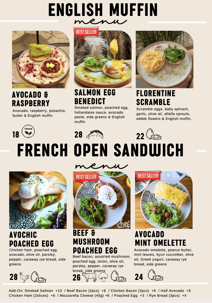 Utoo Boho Cafe & Patisserie Photo Menu 1