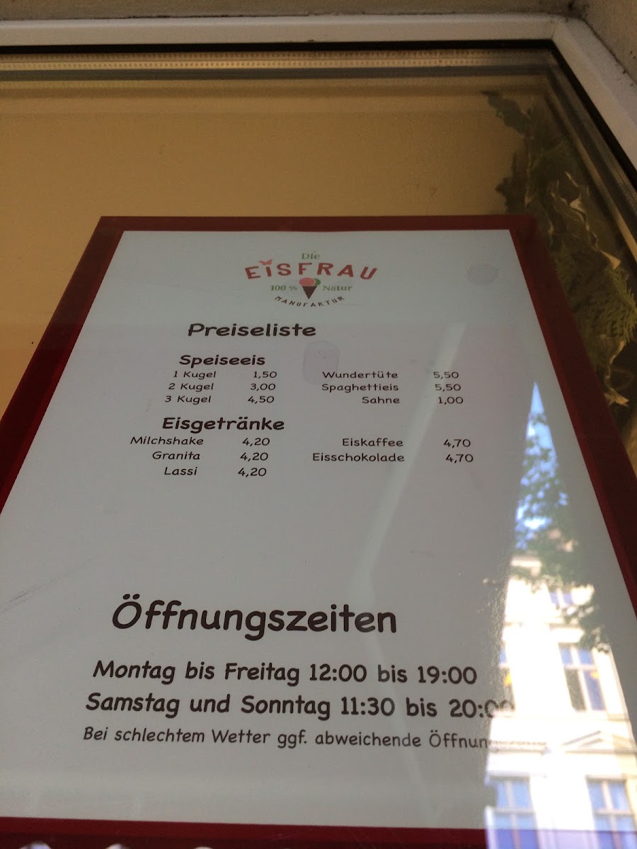 Die Eisfrau Potsdam-West Photo Menu 2