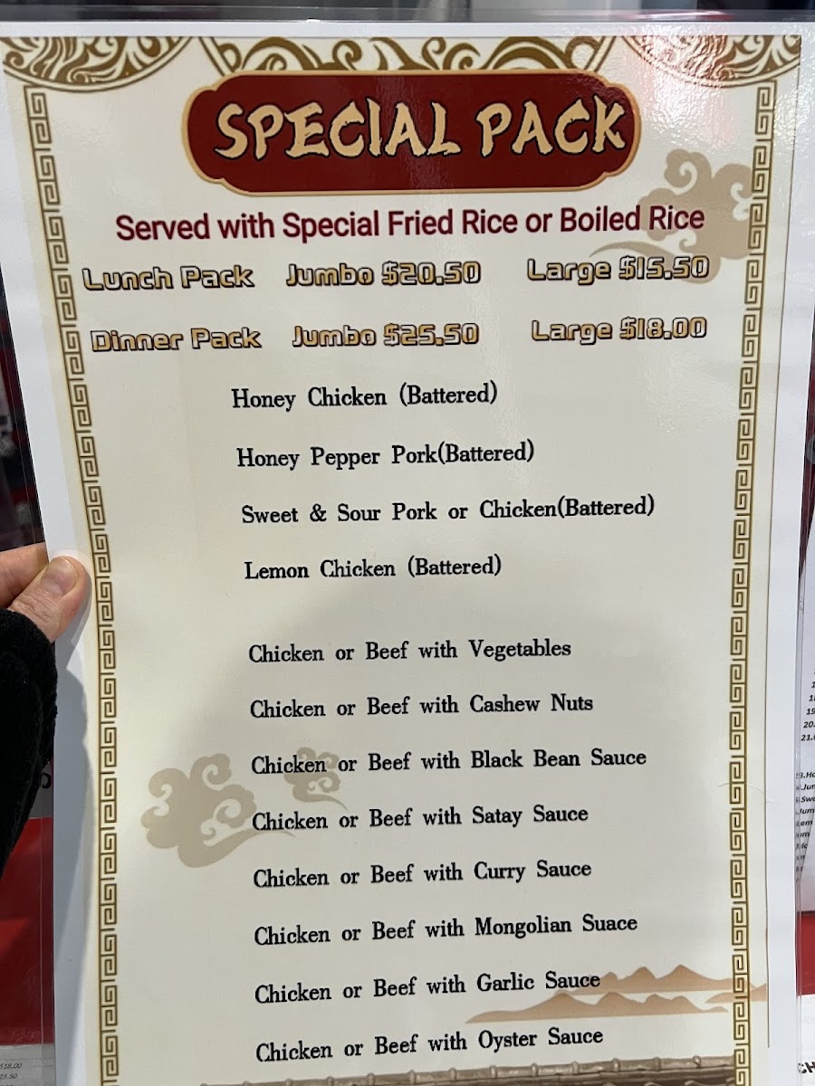 Canton Chinese Photo Menu 3