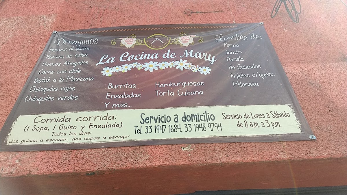 La Cocina de Mary Photo Menu 1