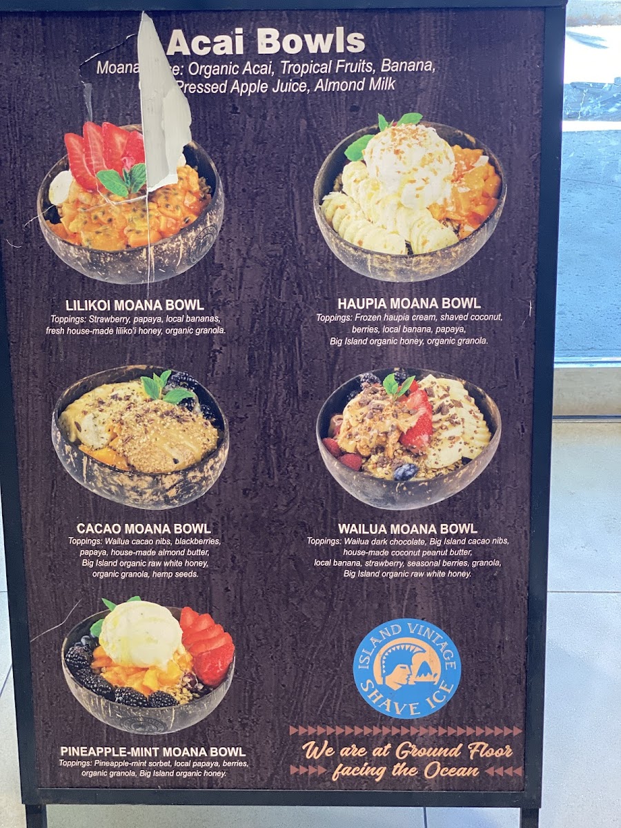 Island Vintage Shave Ice Photo Menu 10