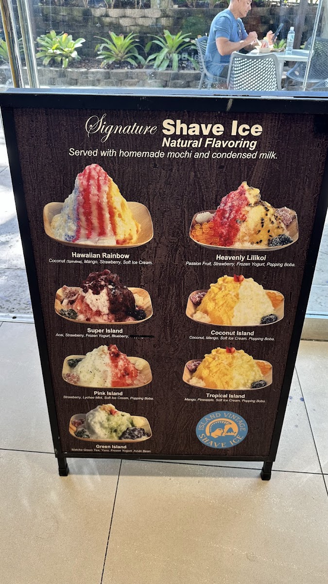Island Vintage Shave Ice Photo Menu 6
