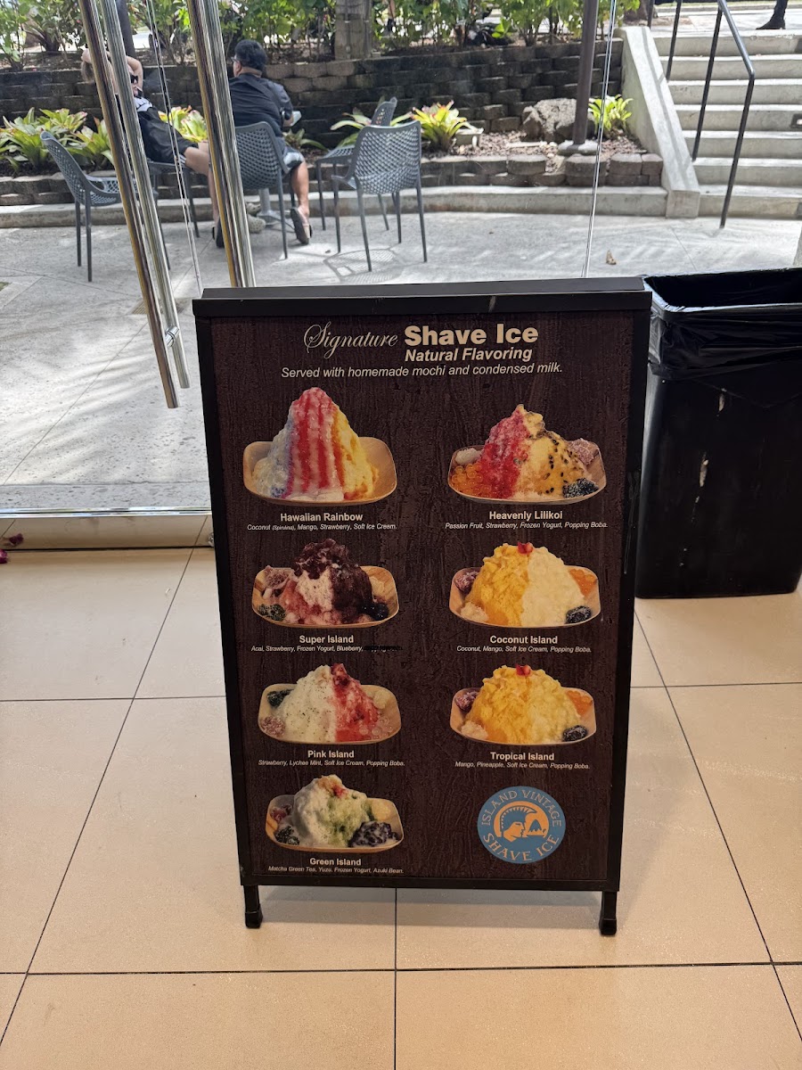 Island Vintage Shave Ice Photo Menu 7