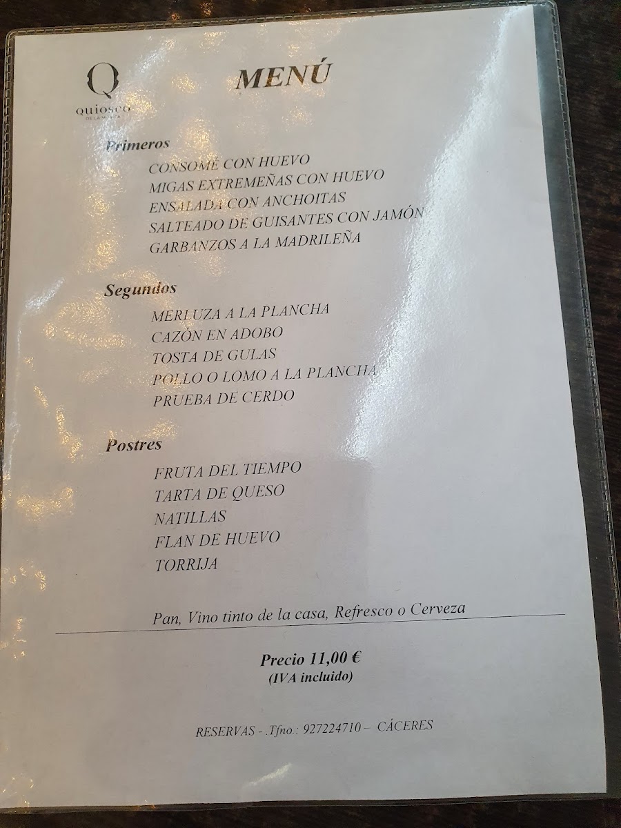 Quiosco de la Música Photo Menu 2
