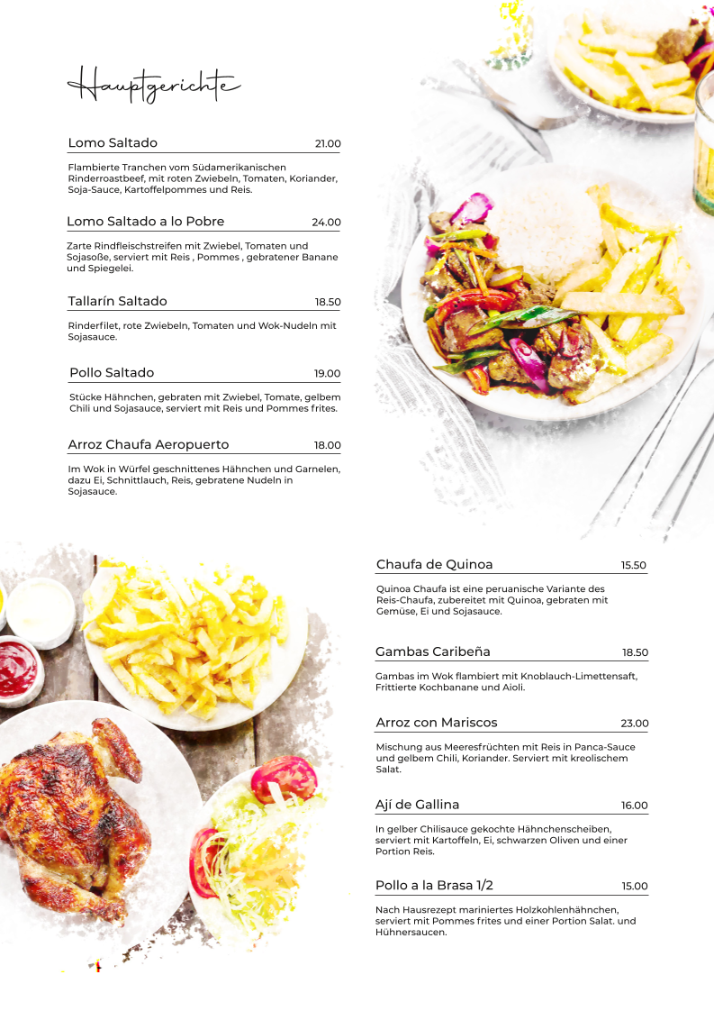 Lima Fusion Food Photo Menu 1