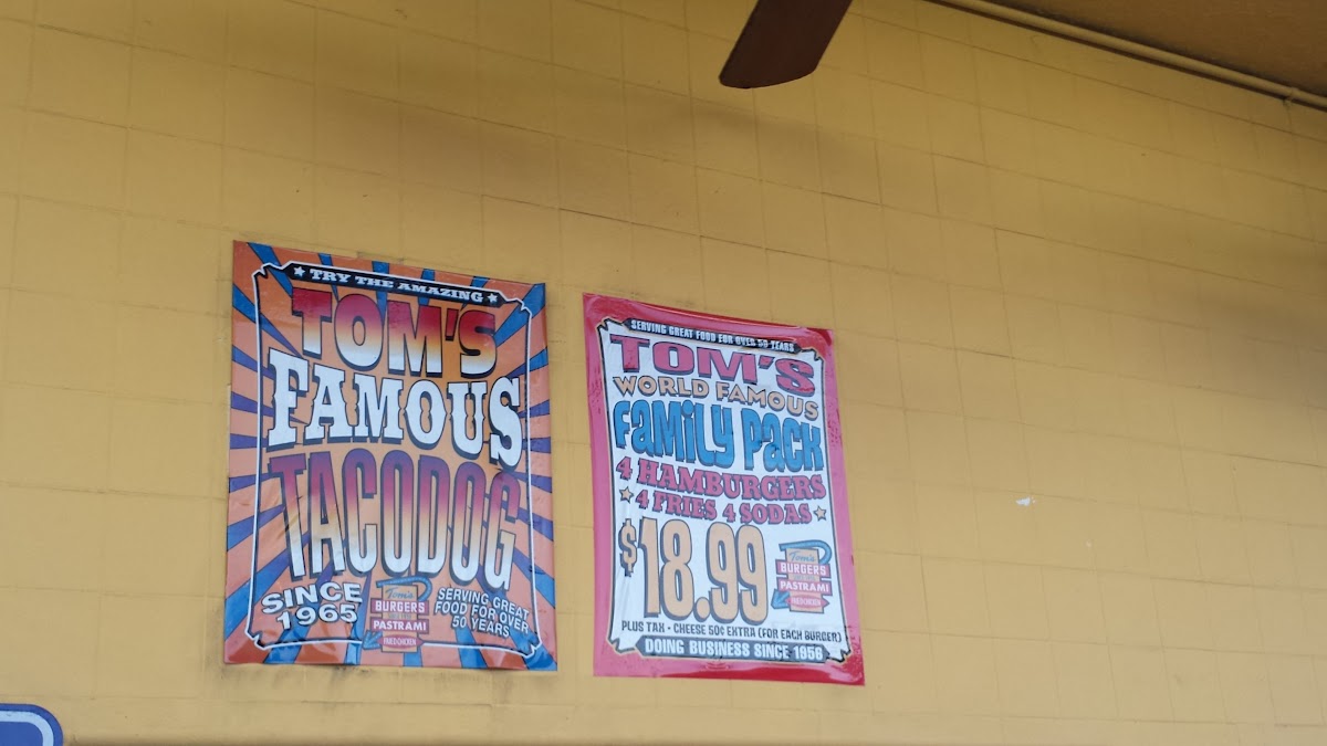 Tom's Burgers Photo Menu 3