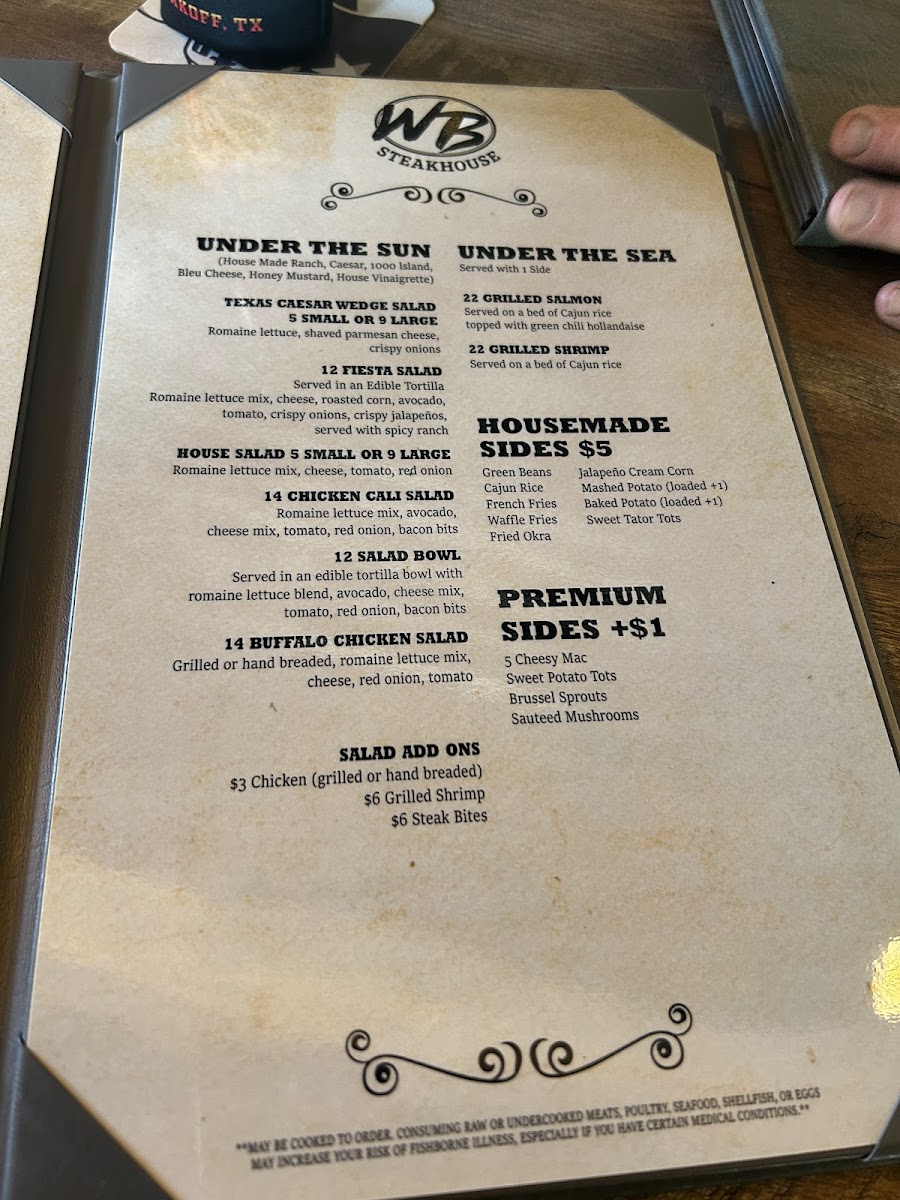 Whiskey Bent Steakhouse & Saloon Photo Menu 8